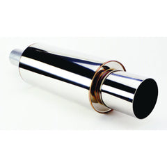 HKS Hi-Power Stainless Steel Muffler 120mm Tip / 75mm Piping | 3106-EX007