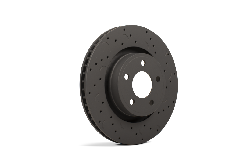 Hawk Talon Drilled and Slotted Rear Brake Rotor Set Subaru WRX 2008-2014 | HTC5018