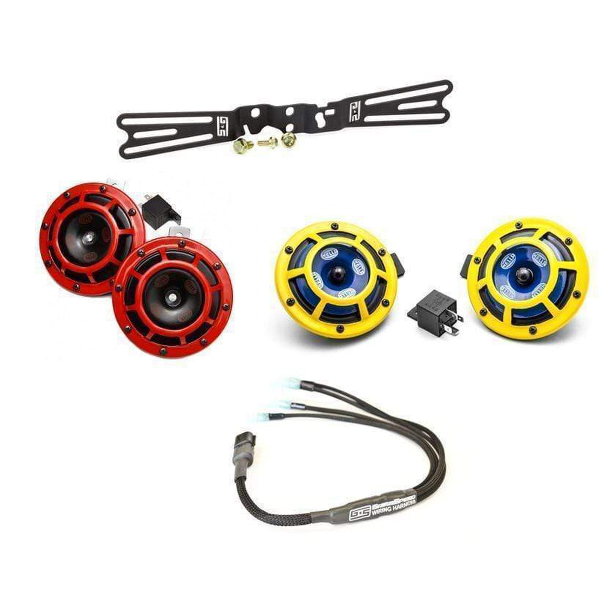 Hella Horn Kit w/ Mounting Bracket + Wiring Harness Subaru WRX / STI 2002-2021