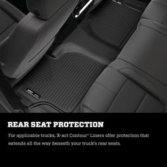Husky Liners X-Act Contour Black 2nd Row Floor Liners Subaru Ascent 2019-2025 | 54821