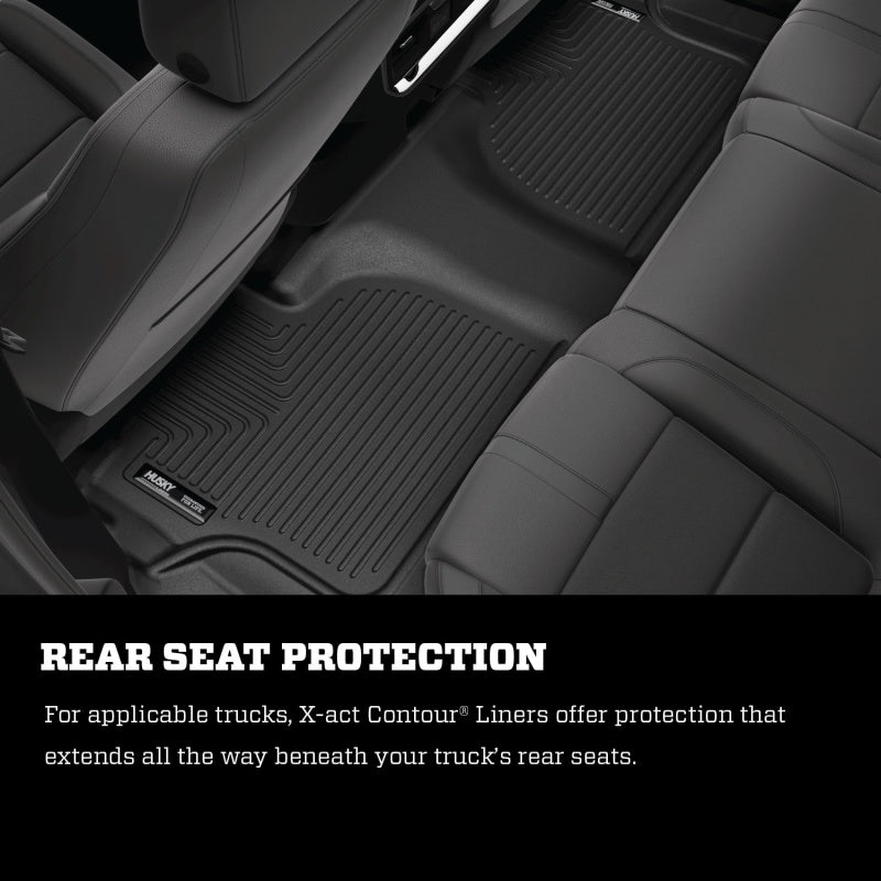 Husky Liners X-Act Contour Black Front Seat Floor Liners Subaru Ascent 2019-2025 | 54811