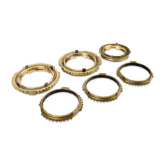 IAG 6 Speed Brass Synchro Set 1st - 3rd Brass / 4th - 6th Carbon Faced STI 08-21 | IAG-DRV-1040