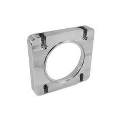 IAG Big Bore 76mm Throttle Body w/ Electronics & Silver Adapter for OEM STI, Cosworth & AMS Intake Manifolds STI 04-21 | IAG-AFD-2027SL