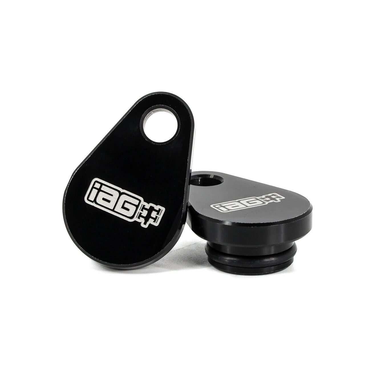 IAG Black AVCS Camshaft Sensor Plugs (Pair) Subaru WRX 02-05 | IAG-ENG-2060BK