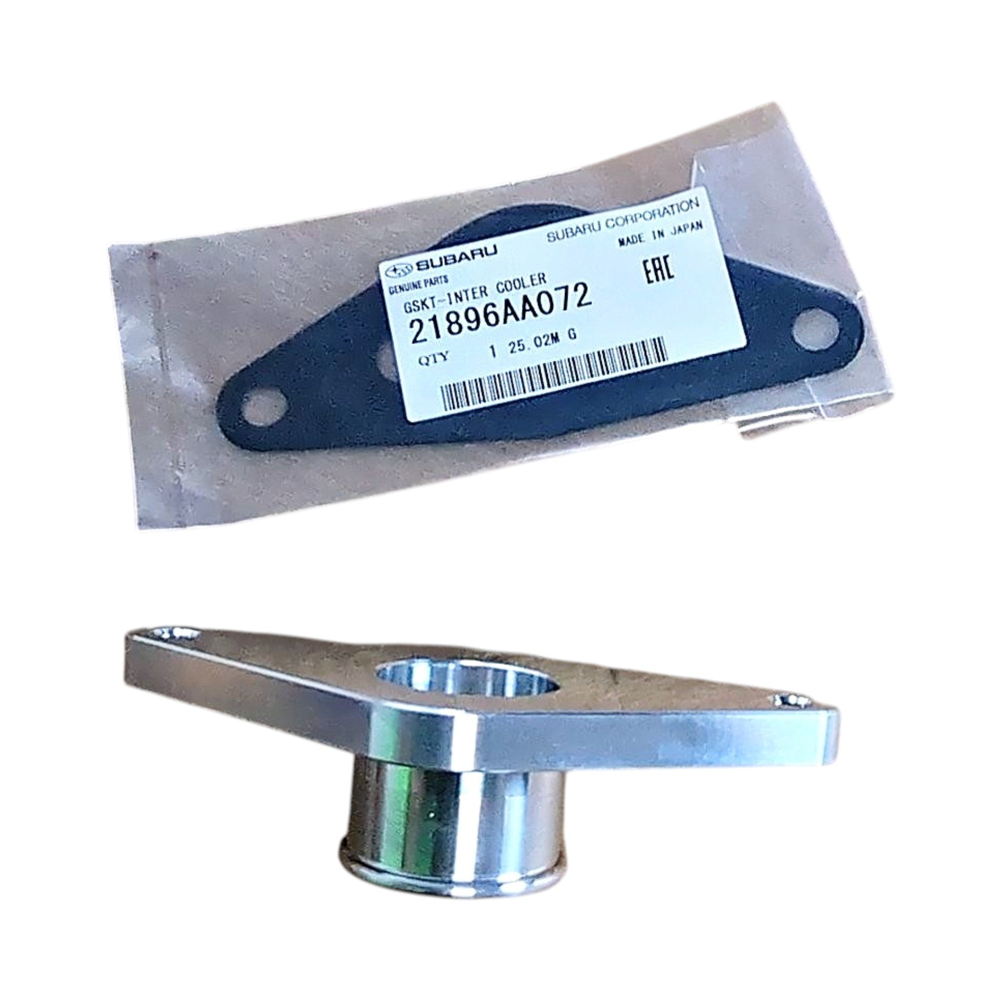 IAG Blow Off Valve Adapter Silver Subaru WRX 02-07 / STI 04-21 | IAG-ENG-5011SL