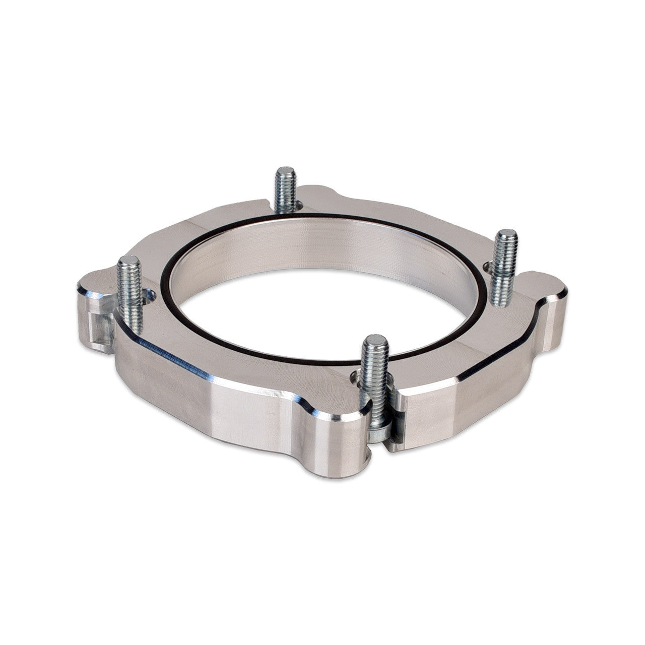 IAG Bosch 82mm Throttle Body & Silver Adapter Package for Subaru STI Process West Intake Manifolds STI 04-21 | IAG-AFD-2025SL