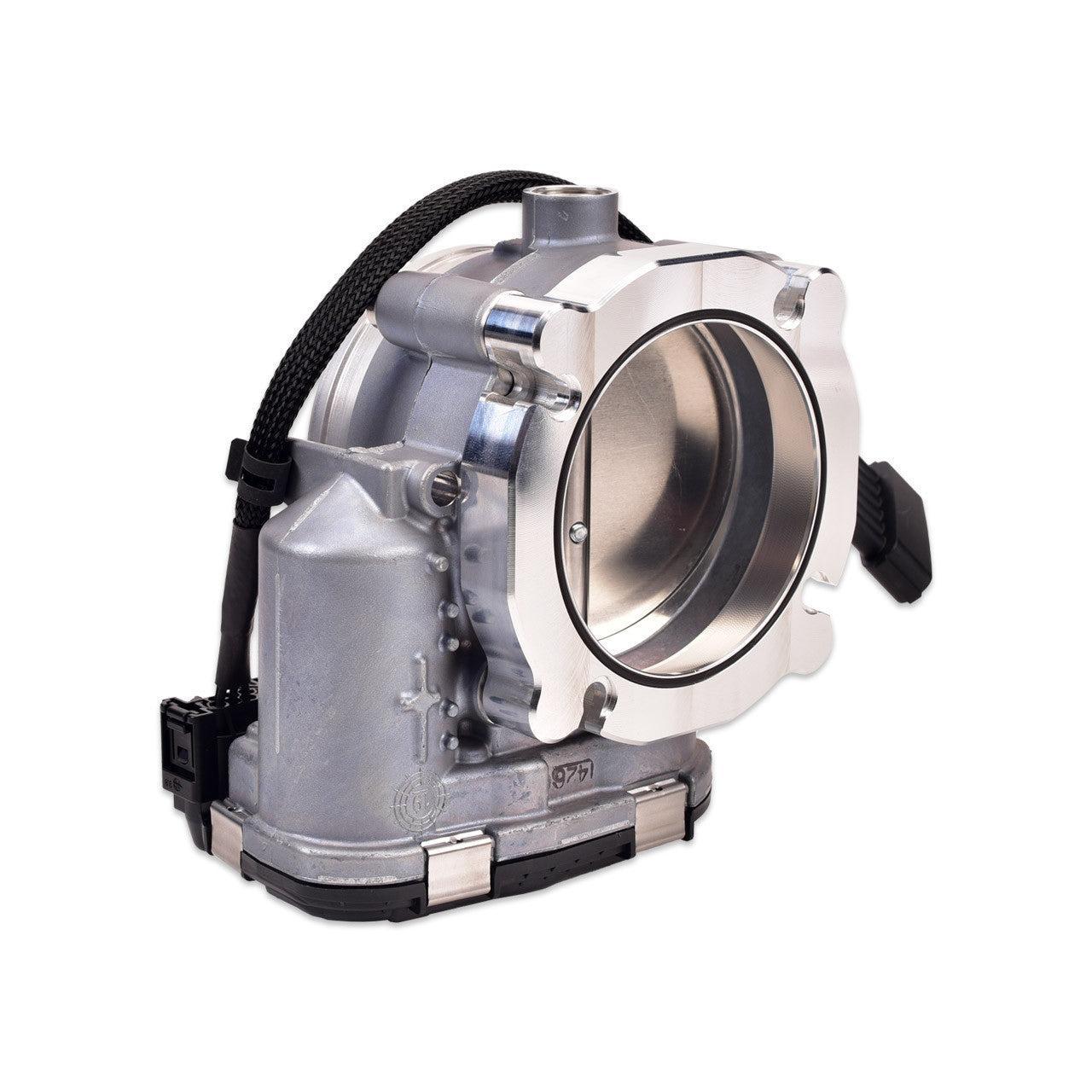 IAG Bosch 82mm Throttle Body & Silver Adapter Package for Subaru STI Process West Intake Manifolds STI 04-21 | IAG-AFD-2025SL