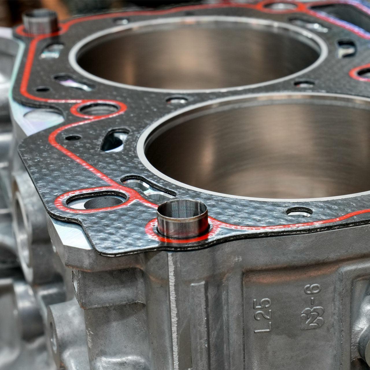 IAG Fire-Lock 2.5L Subaru Head Gaskets (1 Pair w/ Fire-Lock Rings) for EJ25 / EJ257, 100mm, .051", for 14mm Head Studs