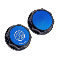 IAG Revolve Clutch Fluid Reservoir Cap w/ Anodized Color Accent Blue WRX 02-14 / STI 04-14 | IAG-ACC-5303BKBL