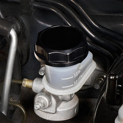 IAG Revolve Clutch Fluid Reservoir Cap w/ Anodized Color Accent Purple WRX 02-14 / STI 04-14 | IAG-ACC-5303BKPR