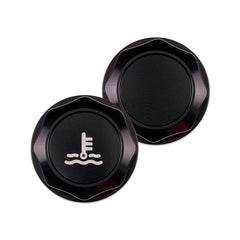 IAG Revolve Coolant Reservoir Cap w/ Anodized Color Accent Black WRX 02-26 / STI 04-21 / 13-26 BRZ | IAG-ACC-5304BKBK