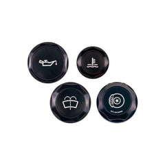 IAG Revolve Engine Bay Dress-Up Cap Kit Black Subaru WRX 2015-2021 | IAG-ACC-5403BKBK