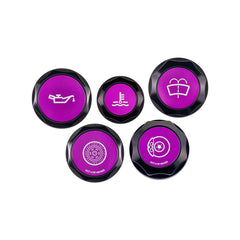 IAG Revolve Engine Bay Dress-Up Cap Kit Purple WRX 22-25 / BRZ 13-25 | IAG-ACC-5405BKPR