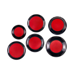 IAG Revolve Engine Bay Dress-Up Cap Kit Red WRX 02-07 / STI 04-07 / Forester XT 04-08 | IAG-ACC-5401BKRD