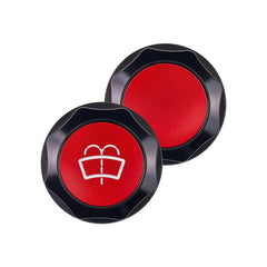 IAG Revolve Washer Fluid Reservoir Cap w/ Anodized Color Accent Red Subaru WRX 22-26 / BRZ 13-26 | IAG-ACC-5310BKRD