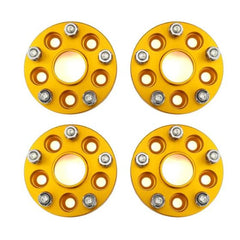 ISC Suspension 5x100 to 5x114.3 25mm Wheel Adapters Gold Subaru WRX 2002-2014 | WA25G