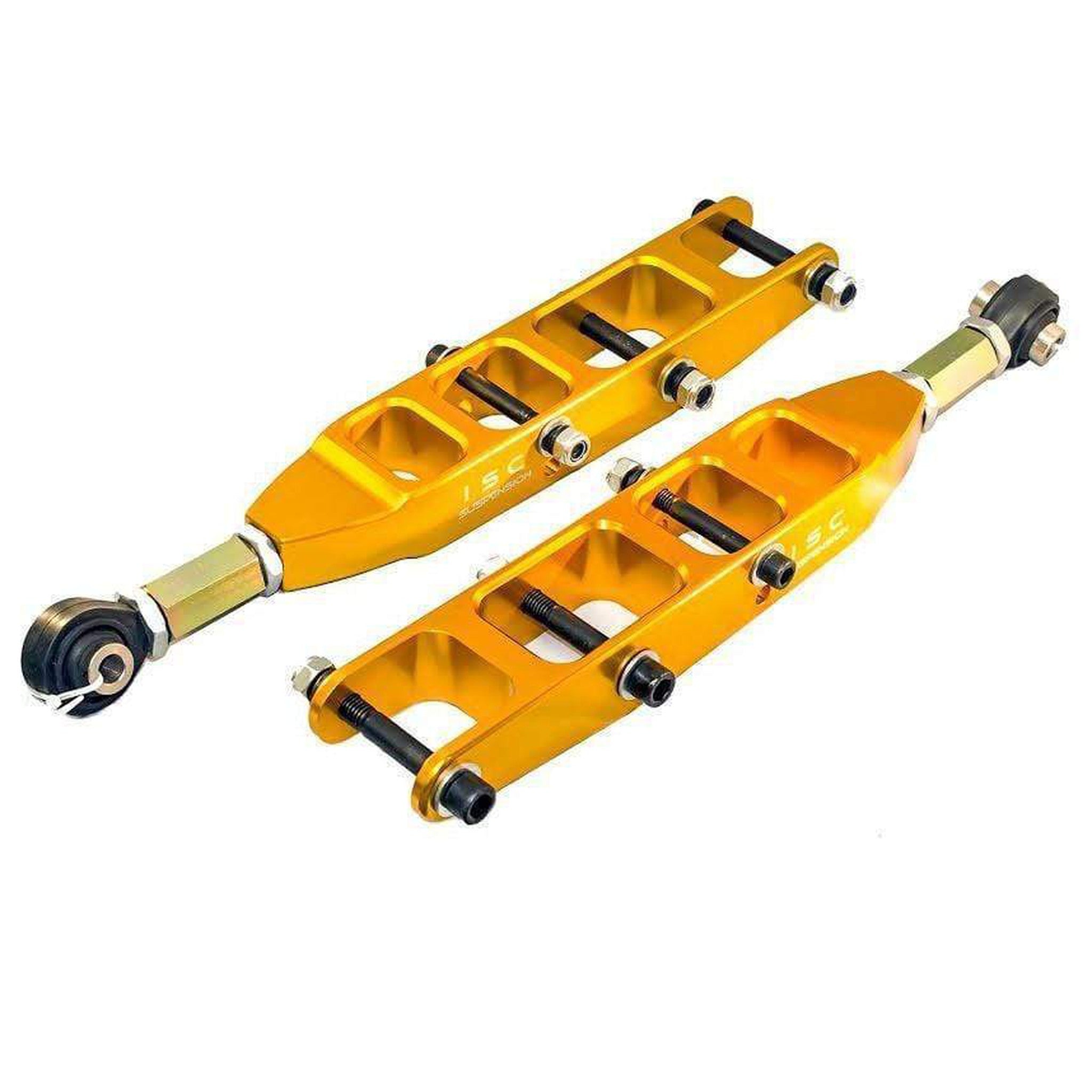 ISC Suspension V3 Rear Adjustable Control Arms Subaru WRX 08-26 / STI 08-21 - Gold | S012CA-V3