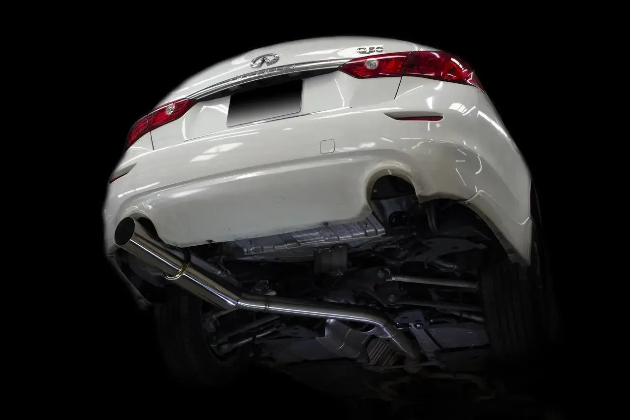 ISR Performance Single GT Cat Back Exhaust Infiniti Q50 VQ37 VR30 2014-2021 | IS-GT-Q50