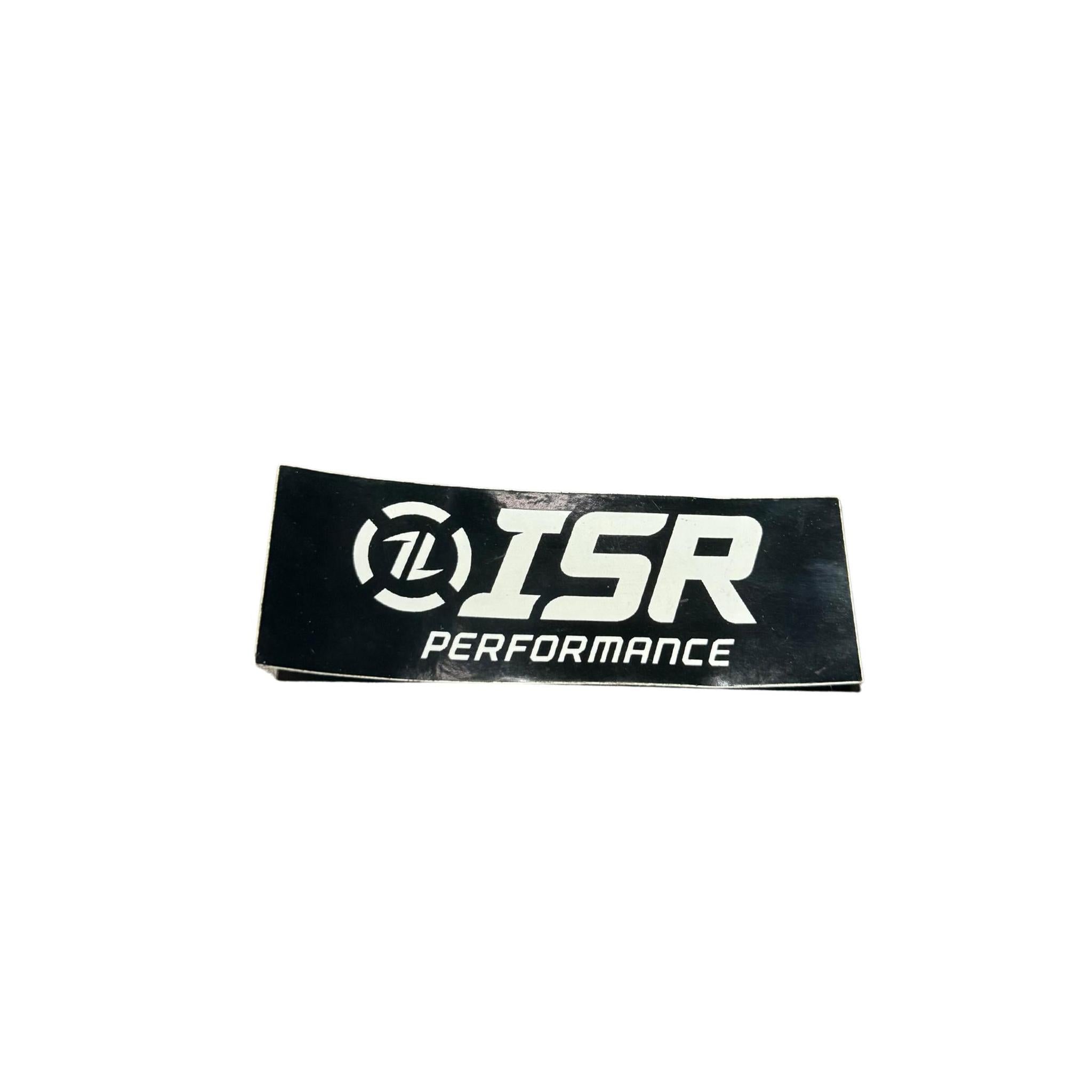 ISR Performance Sticker Short Black | IS-STICKER-S-B