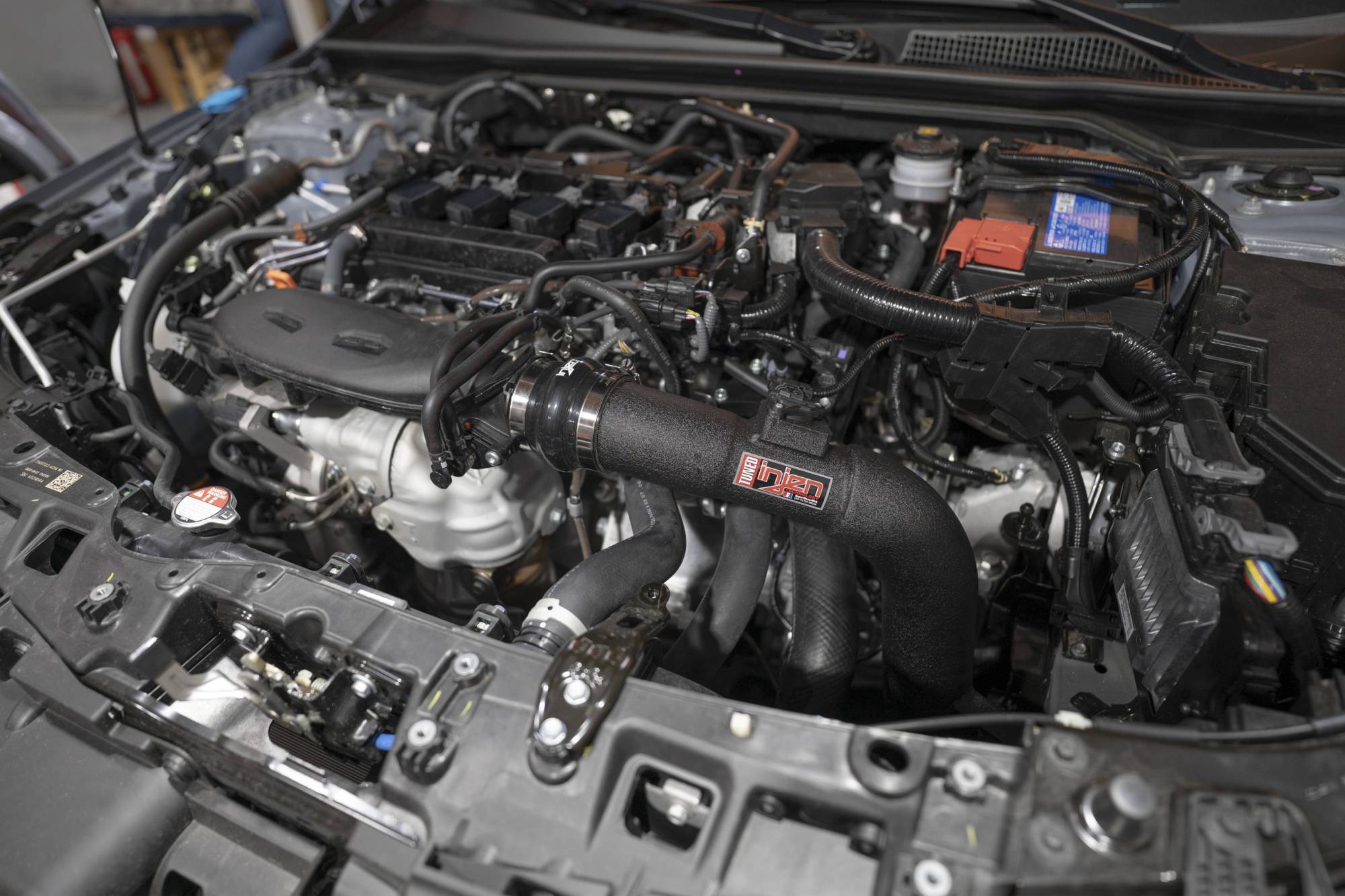 Injen Cold Air Intake Wrinkle Black Honda Civic Si 2022-2024 | SP1586WB
