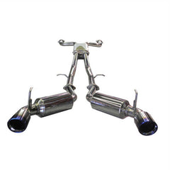 Injen Dual 60mm SS Cat Back Exhaust w/ Built In Resonated X-Pipe Nissan 350Z 2003-2009 | SES1987TT