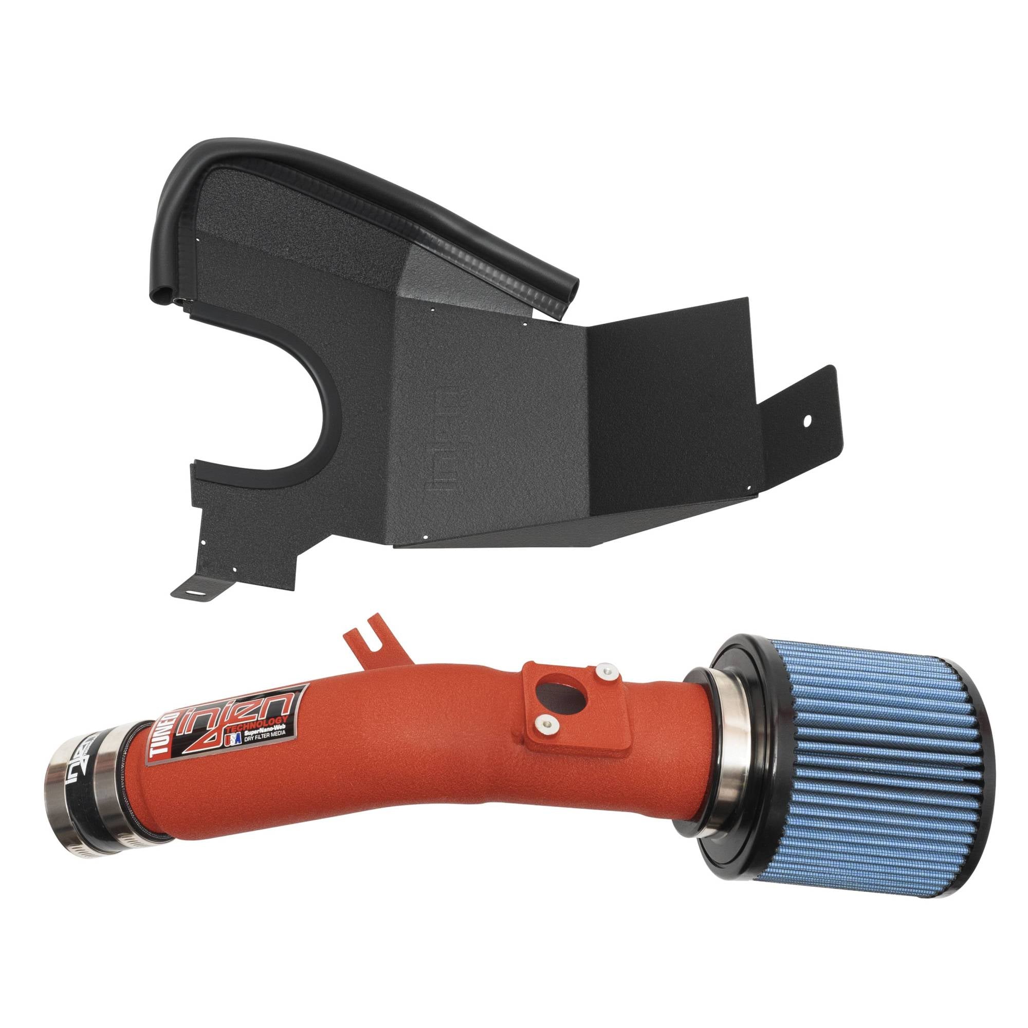 Injen Short Ram Intake Wrinkle Red Honda Civic Si 2017-2020 | SP1572WR