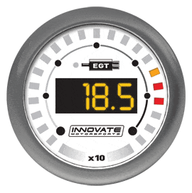 Innovate MTX Digital Exhaust Gas Temperature (EGT) Gauge Kit