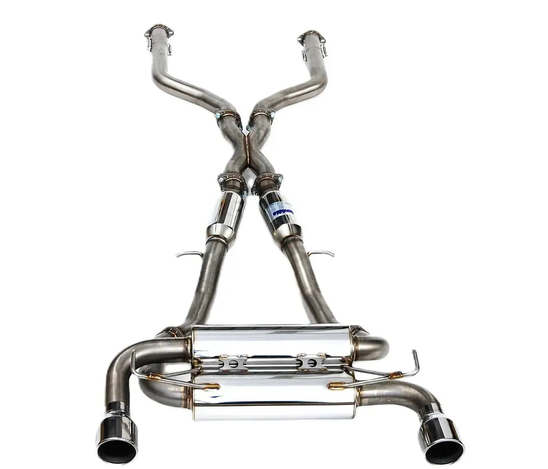 Invidia 70mm Gemini Cat Back Exhaust Rolled SS Tips Nissan Z 2022-2025 | HS22N4Z7GM1RSL