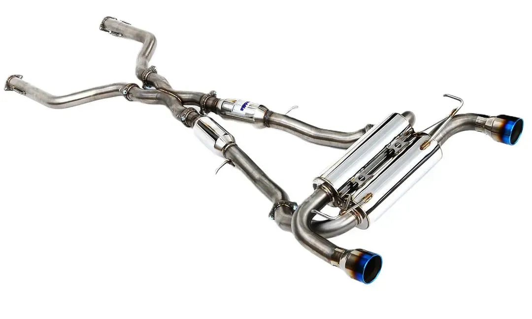 Invidia 70mm Gemini Cat Back Exhaust Rolled Titanium Tips Nissan Z 2022-2025 | HS22N4Z7GM1RTL