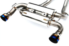 Invidia 70mm Gemini Cat Back Exhaust Single Layer Titanium Tips Nissan Z 2022-2025 | HS22N4Z7GM1STL