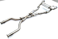 Invidia 70mm Gemini Cat Back Exhaust Single Layer Titanium Tips Nissan Z 2022-2025 | HS22N4Z7GM1STL