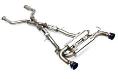 Invidia 70mm Gemini Cat Back Exhaust Single Layer Titanium Tips Nissan Z 2022-2025 | HS22N4Z7GM1STL