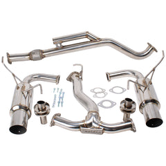 Invidia Dual N1 Stainless Steel Tips Cat Back Exhaust Subaru WRX 2022-2026 | HS22WRXGTP