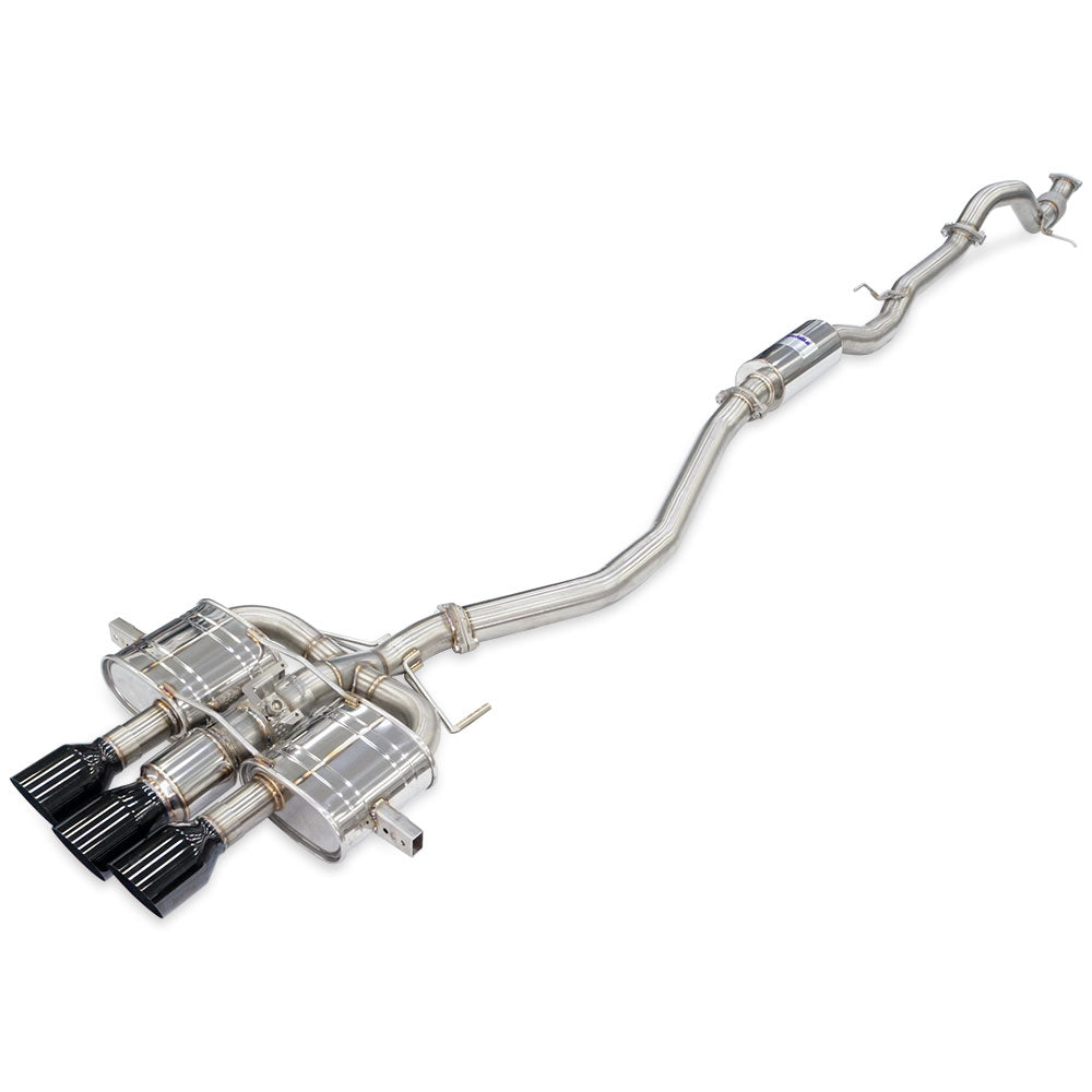 Invidia Q300 Titanium Tip Cat Back Exhaust Titanium Tip Honda Civic Type R 22-25 | HS22CTRFQ33STL