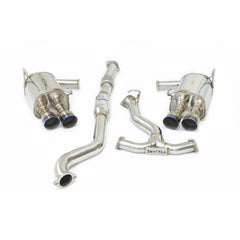 Invidia Q300 Quad Titanium Single Layer Tip Cat Back Exhaust Subaru WRX 22-26 | HS22WRXG2T