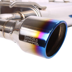Invidia Q300 Rolled Titanium Tips Cat Back Exhaust Subaru BRZ 13-26 / Toyota 86 17-26 | HS12SSTG3T