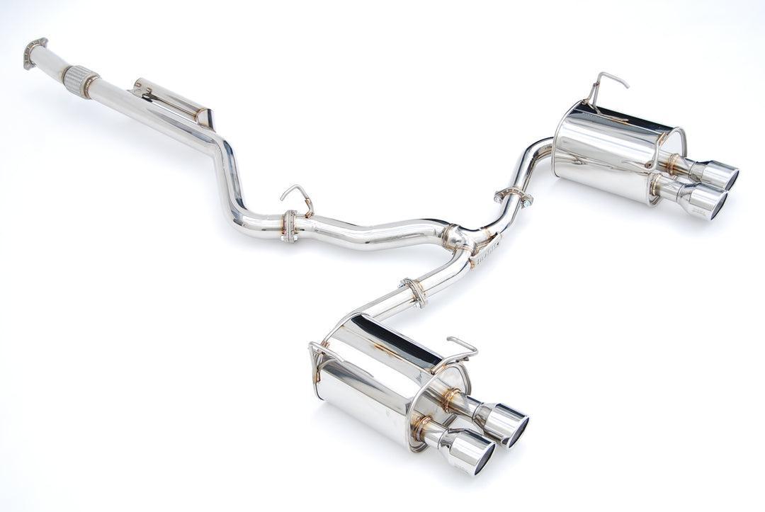 Invidia Q300 Stainless Steel Rolled Quad Tip Cat Back Exhaust Subaru WRX 22-25 | HS22WRXG3S