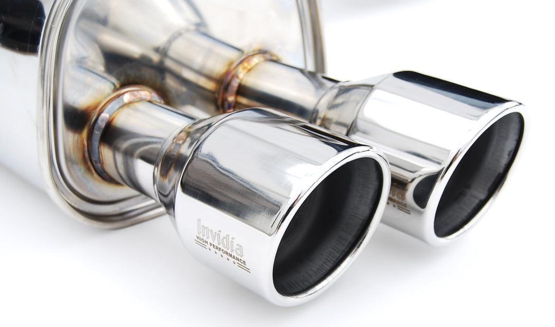 Invidia Q300 Stainless Steel Rolled Quad Tip Cat Back Exhaust Subaru WRX 22-25 | HS22WRXG3S