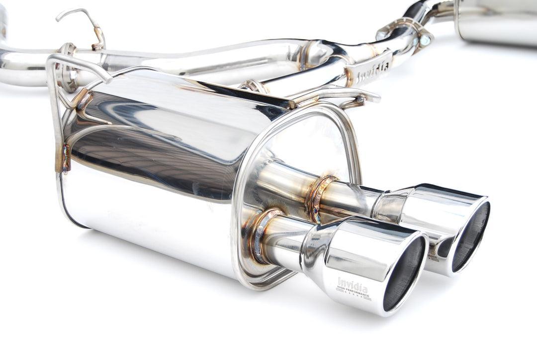 Invidia Q300 Stainless Steel Rolled Quad Tip Cat Back Exhaust Subaru WRX 22-25 | HS22WRXG3S