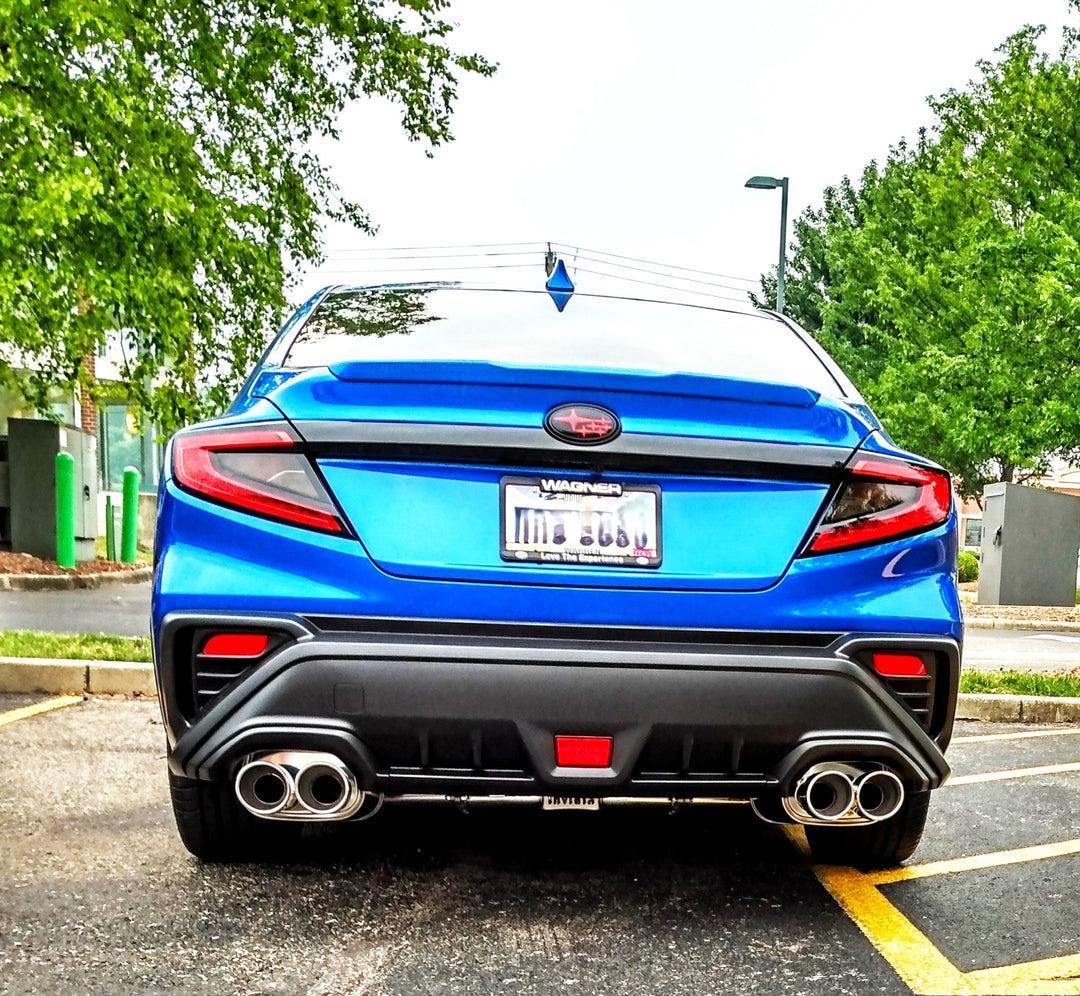 Invidia Q300 Stainless Steel Rolled Quad Tip Cat Back Exhaust Subaru WRX 22-25 | HS22WRXG3S