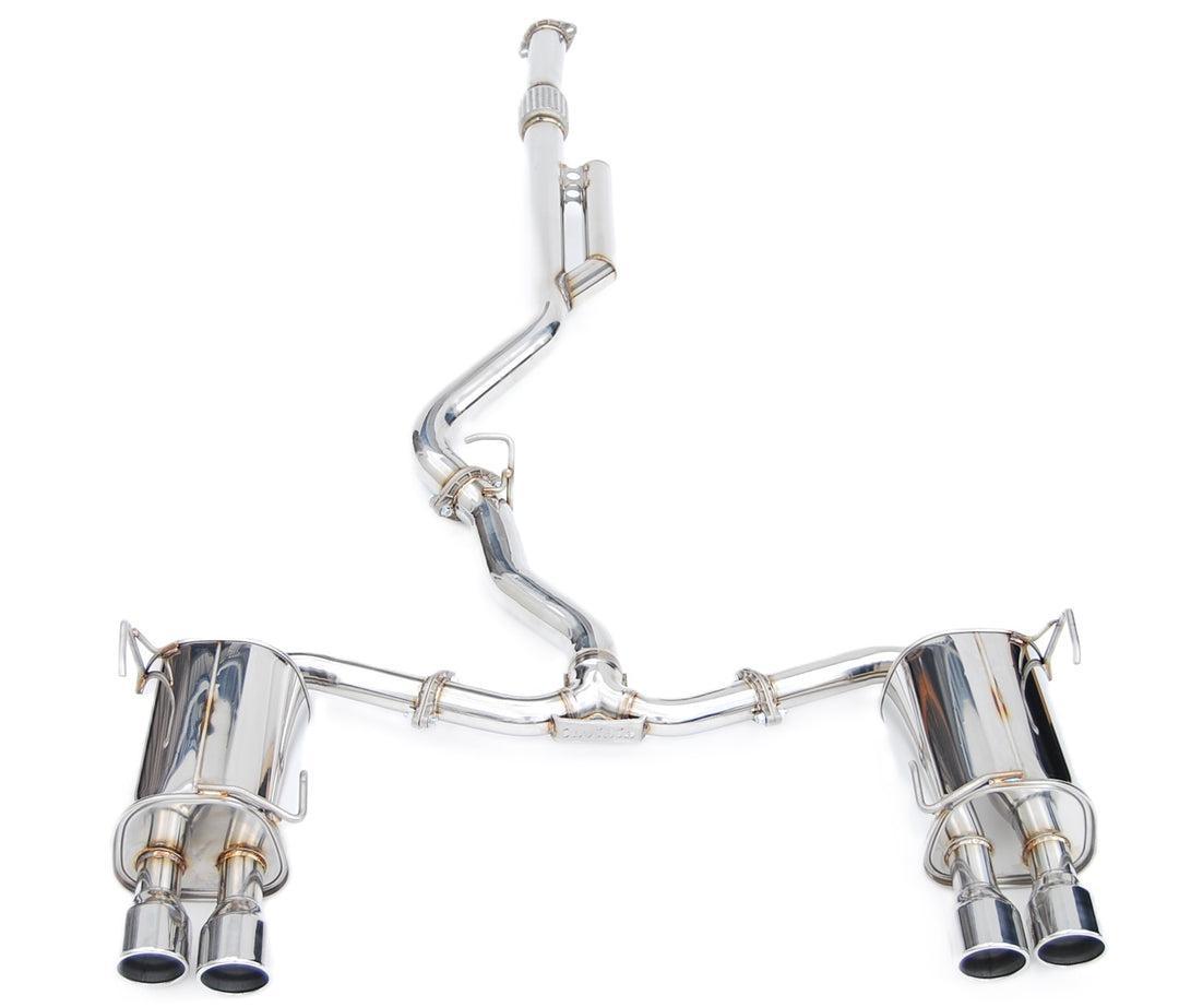 Invidia Q300 Stainless Steel Rolled Quad Tip Cat Back Exhaust Subaru WRX 22-25 | HS22WRXG3S
