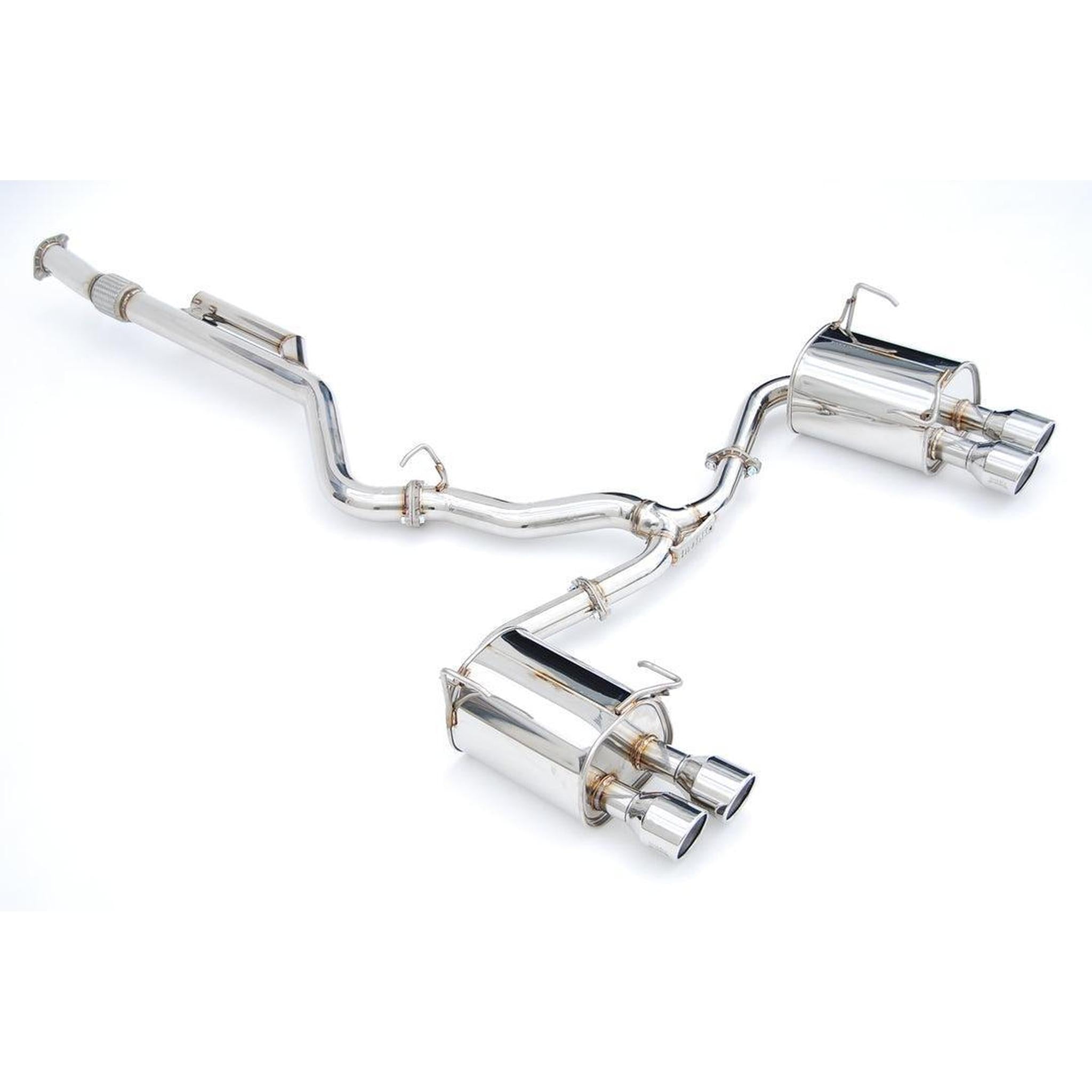 Invidia Q300 Stainless Steel Rolled Quad Tip Cat Back Exhaust Subaru WRX 22-26 | HS22WRXG3S