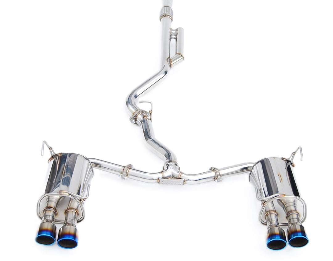 Invidia Q300 Titanium Burnt Quad Tip Cat Back Exhaust Subaru WRX 2022-2025 | HS22WRXG3T