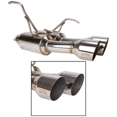 Invidia WRX 2022-2025 R400 Cat Back Exhaust Quad Tip Subaru | HS22WRXGM4SS