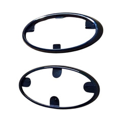 JDM Station Front and Rear Emblem Frames Gloss Black WRX / STI 2015-2021 | 15WRXGBEMFRAM