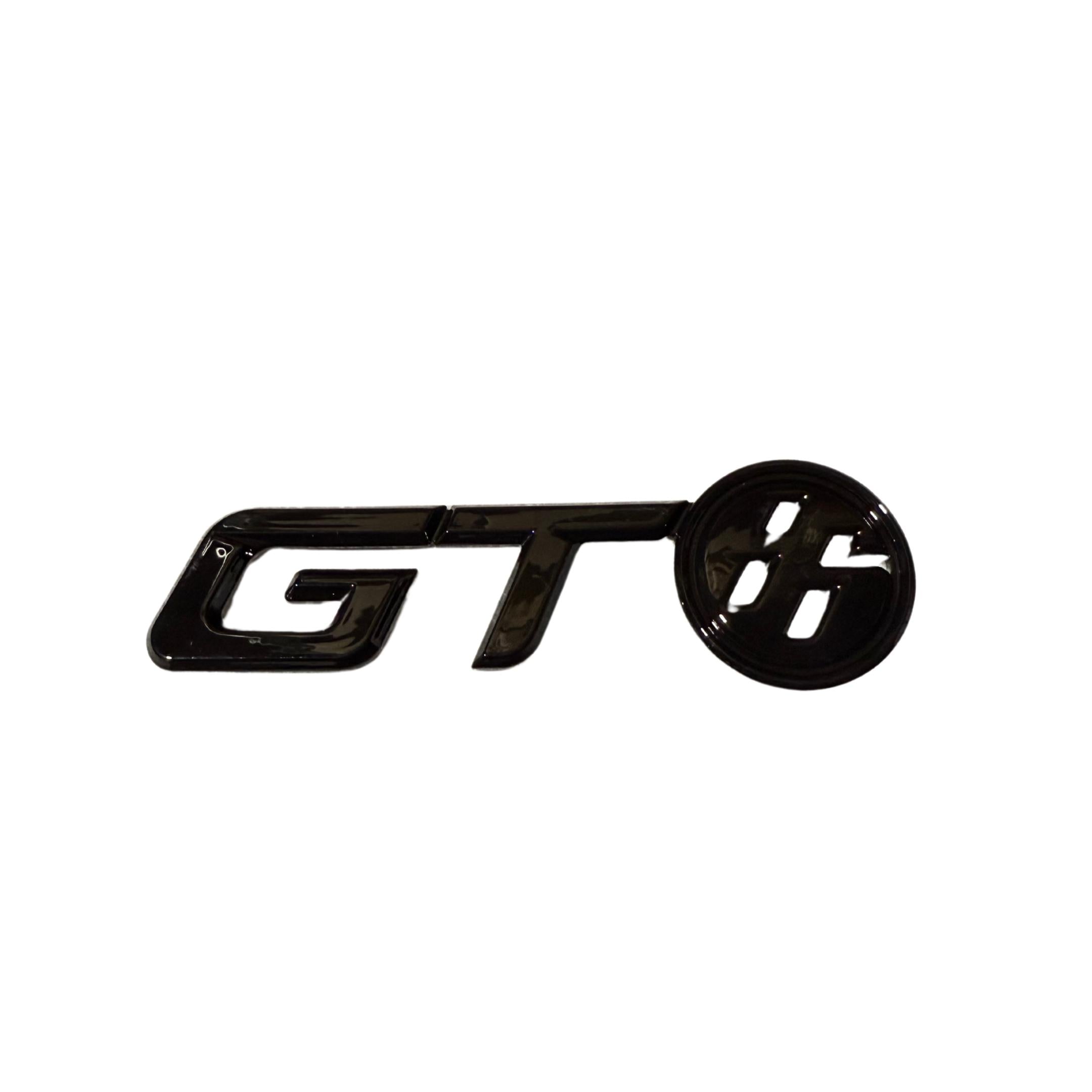 JDM Station Gloss Black GT86 Trunk Emblem Toyota FT86 2017-2020 | GBGT86EM