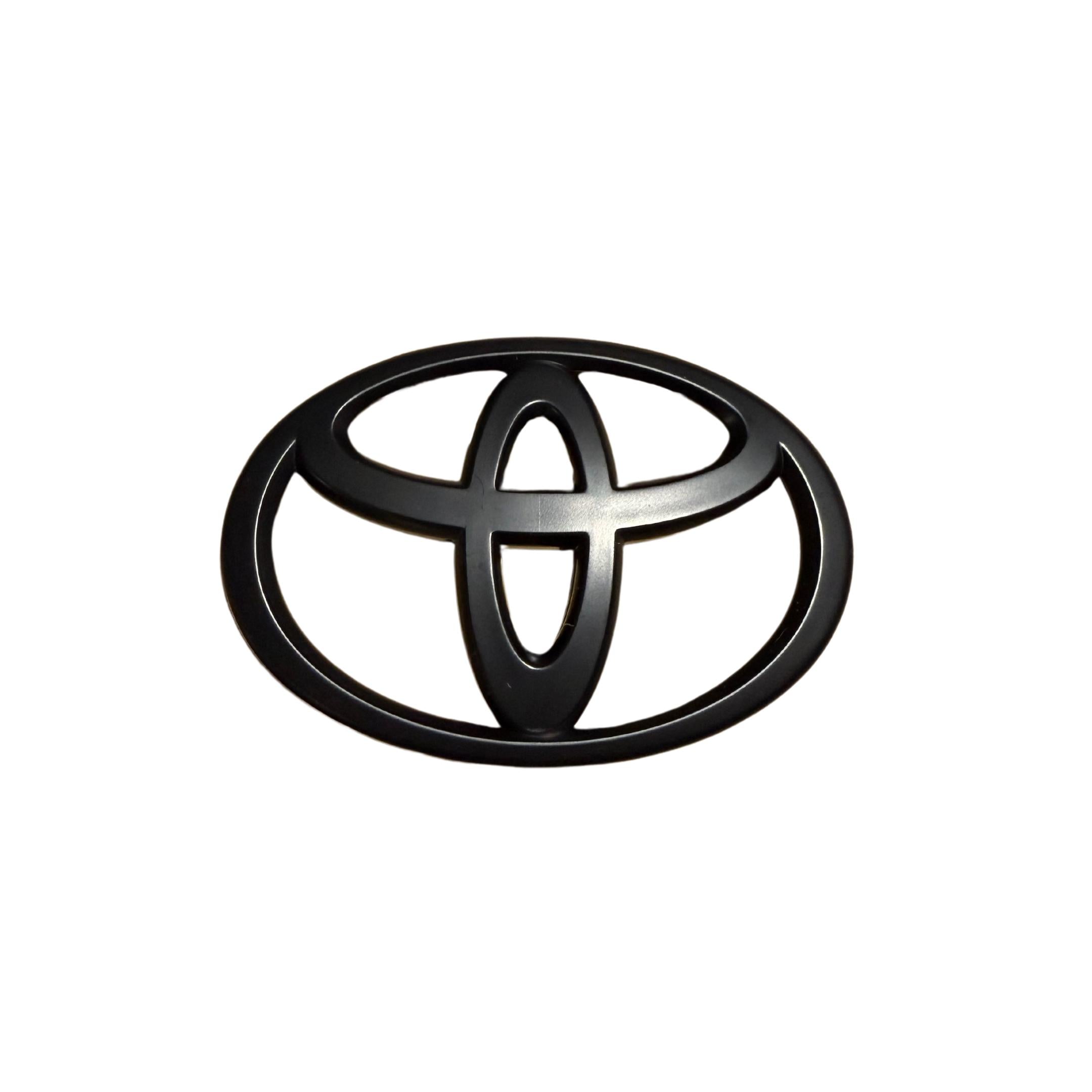 JDM Station Matte Black Toyota Emblem Front FR-S 13-16 | MBTOYFR