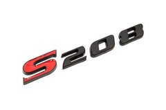 JDM Station S208 Emblem Gloss Black Subaru WRX / STI 2015-2021