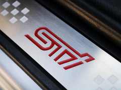 JDM Station STI Style Door Sill Silver FR-S / BRZ / 86 2013-2020 | 86DOORSILLSTI