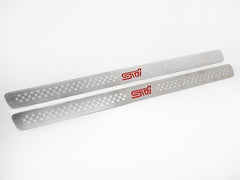 JDM Station STI Style Door Sill Silver FR-S / BRZ / 86 2013-2020 | 86DOORSILLSTI
